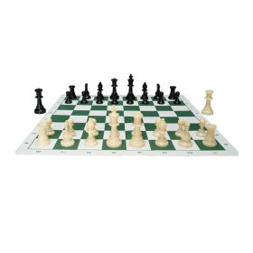 Portable Chess Checkers Game Set for Family Travel Gift (Type: 20 inch, Color: As pic show)